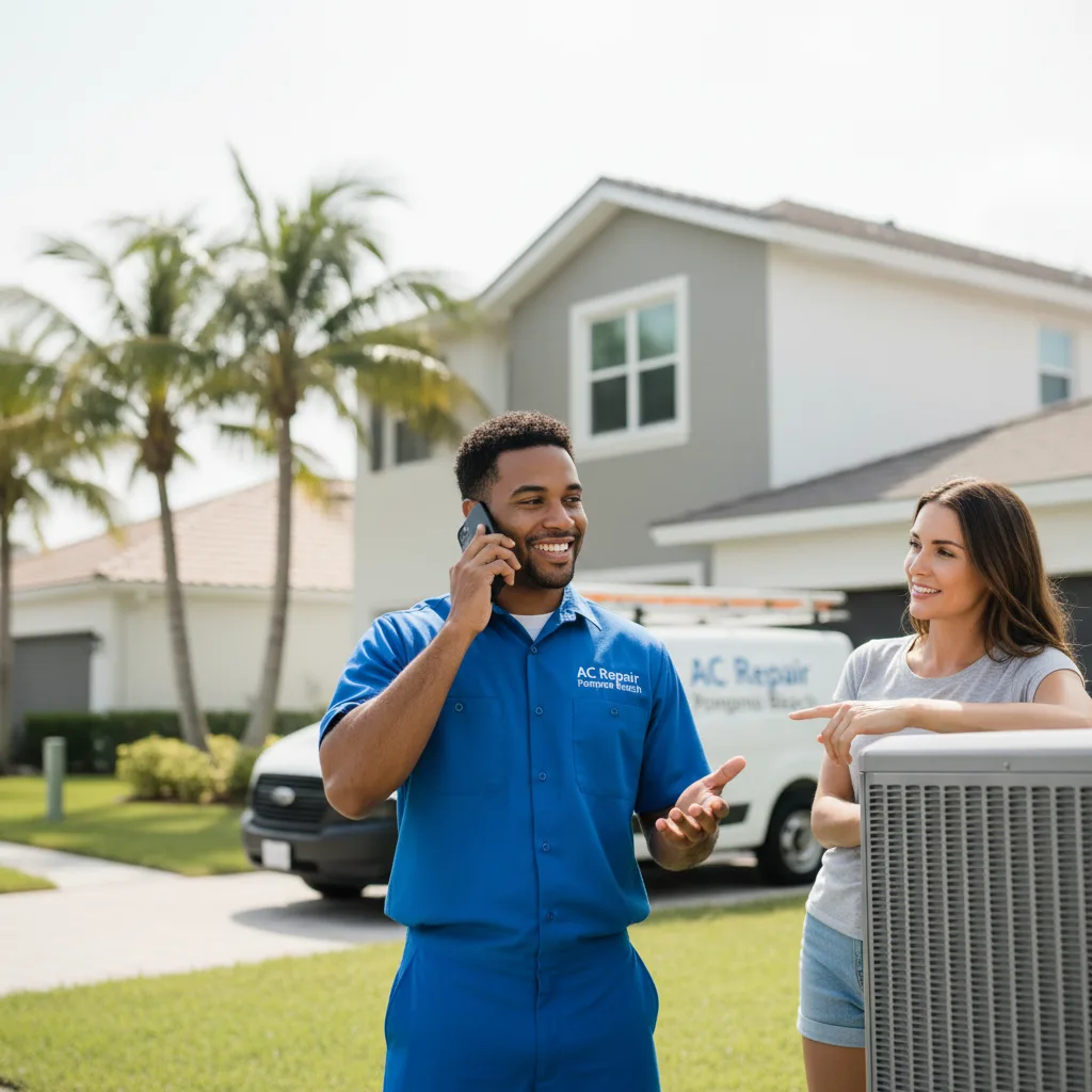 AC Repair Pompano Beach customer support in Palm Harbor
